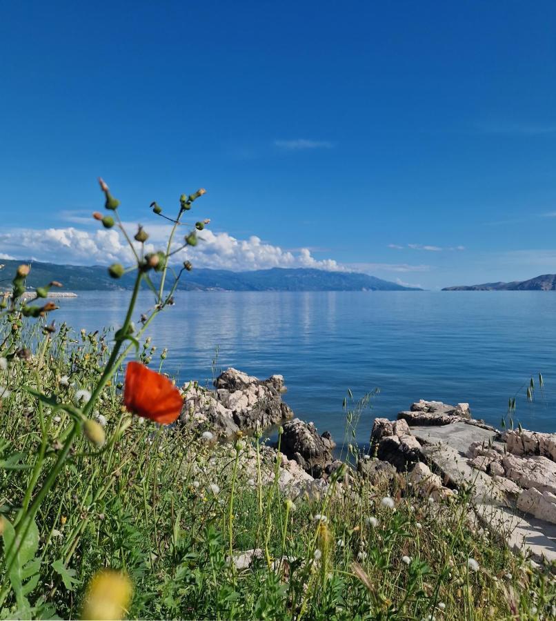 Blue Seagull - Seafront Holiday Home Novi Vinodolski Luaran gambar